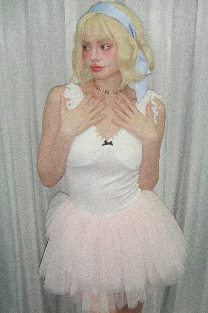 ベストトリムダブルVネックレース