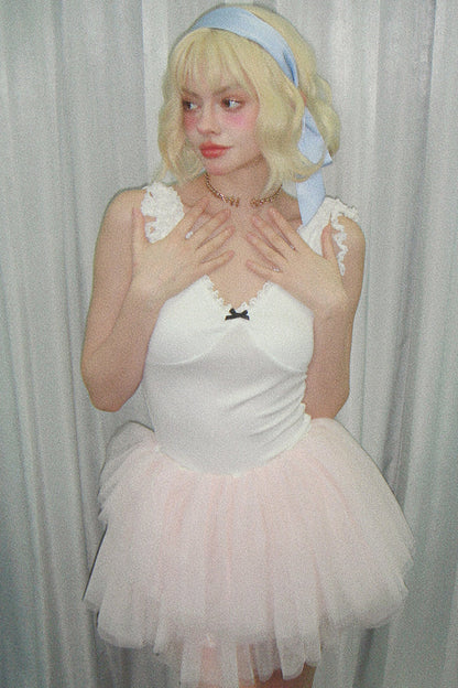 ベストトリムダブルVネックレース