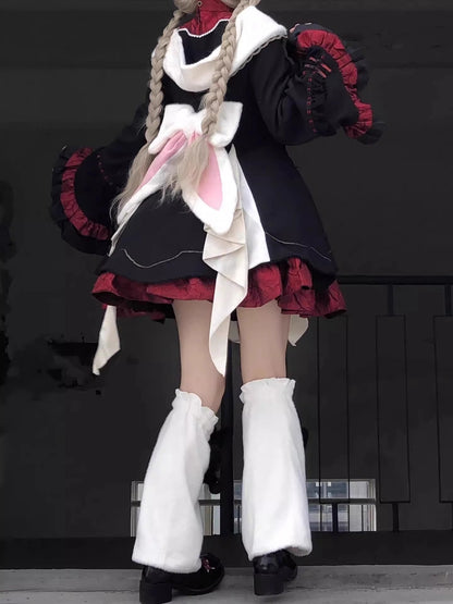 Red Black China Far Lolly Ta Dress