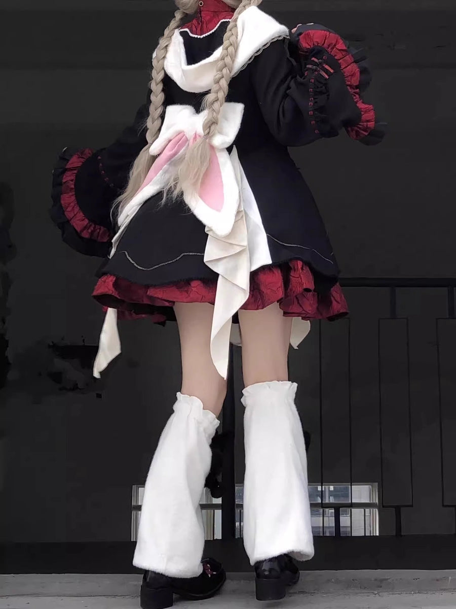Rot-Schwarzes China Far Lolly Ta Kleid