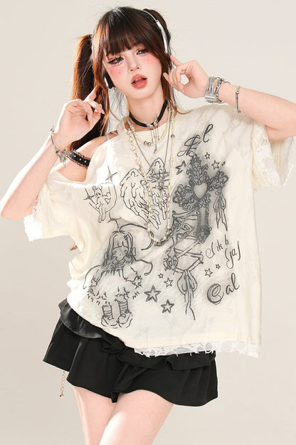 レイジーダークマインTシャツ ルーズ