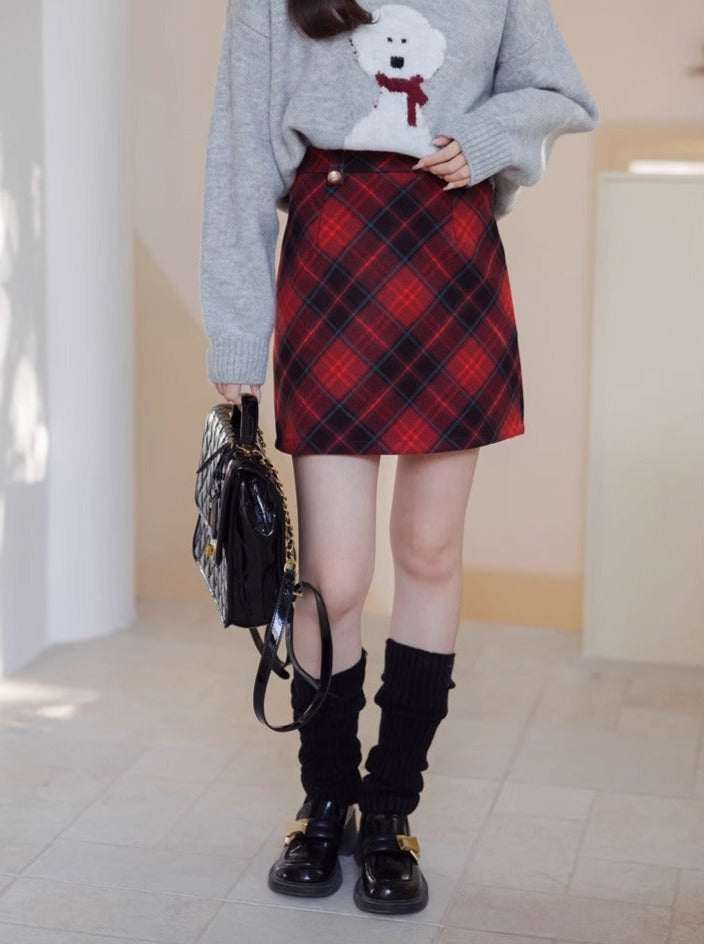 Enger Rock Diamantkariert Dunkel