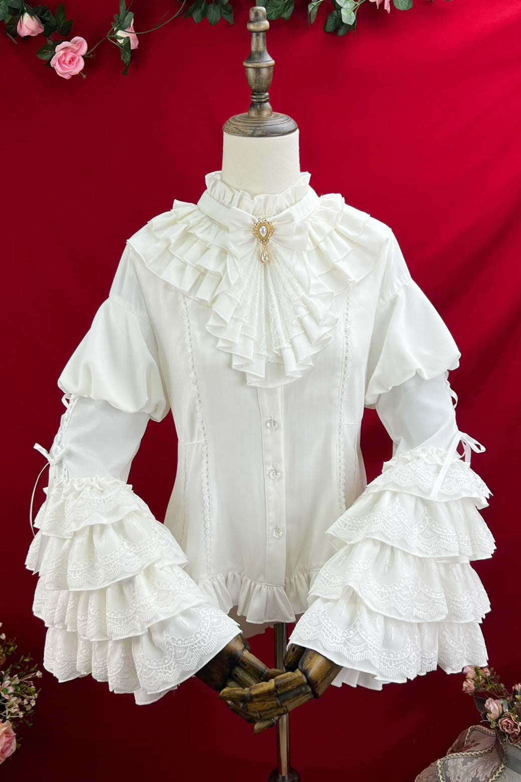 グッドエビルロリータゴシックジーシャツ＋フレアスカート＋ウエストベルト