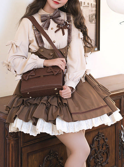 Hosenträger Check Trolley Tatini Behandlung Rock