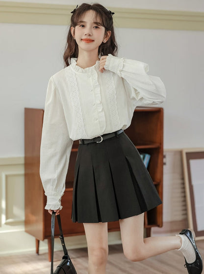 ブラウス ガーリー レース エレガント