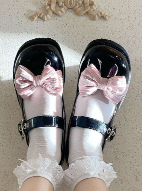 Merejane Cat Strap Platform Shoes + Ribbon
