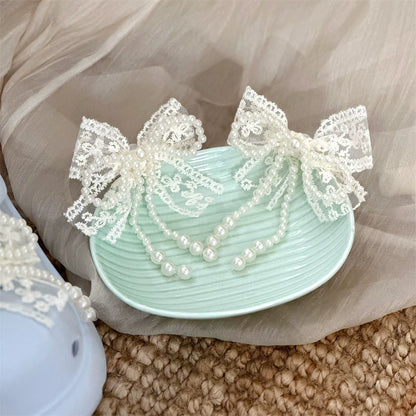 Sweet Bow Shoe Clips - Removable Lolita Shoe Accessories