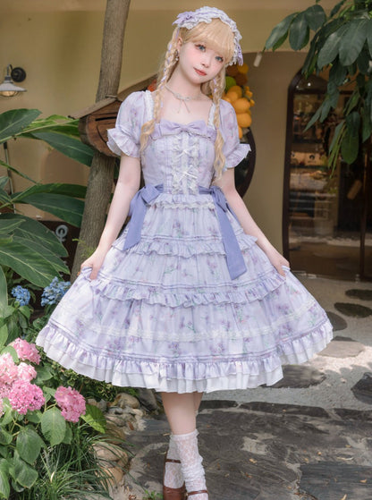 フラワードールドレス レトロロリータ