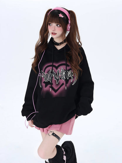 Kapuzenpullover American Cool Oversized Love Letter