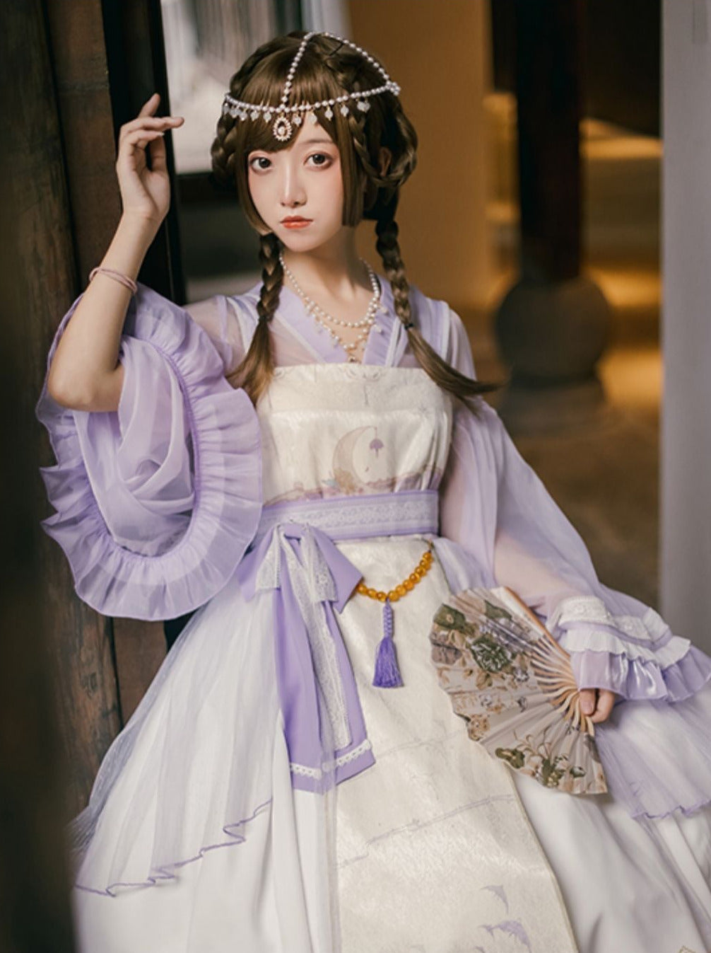 ロリータナイト三日月吊り下げドレスセット