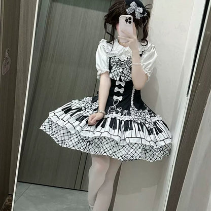 Timeglow Six-Panel Printed Lolita JSK Dress