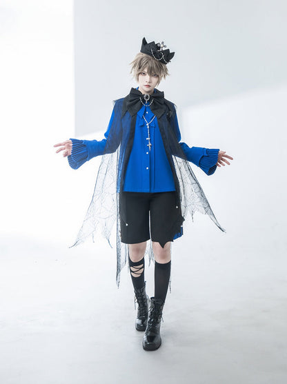 Elegante Prinzen-Krawatte mit Schleife + Hemd und Halbhose