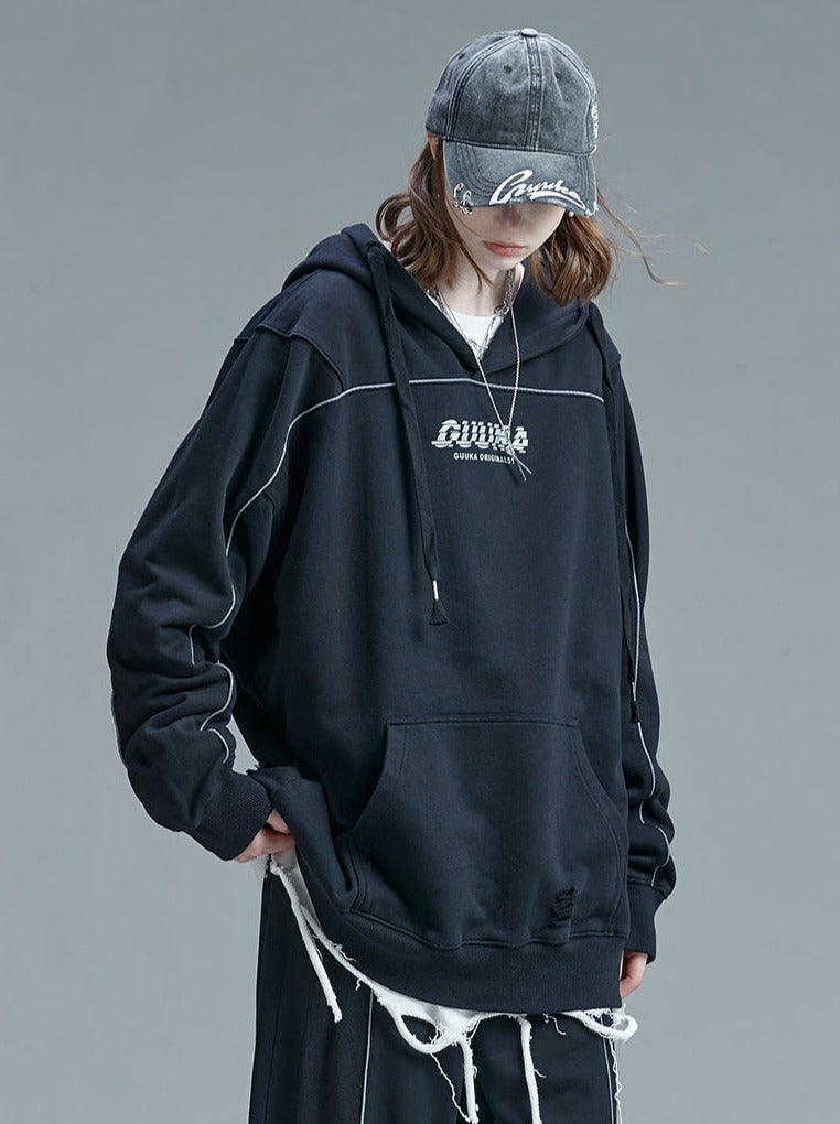 Hoodie Over Mode Street Hooded Hip