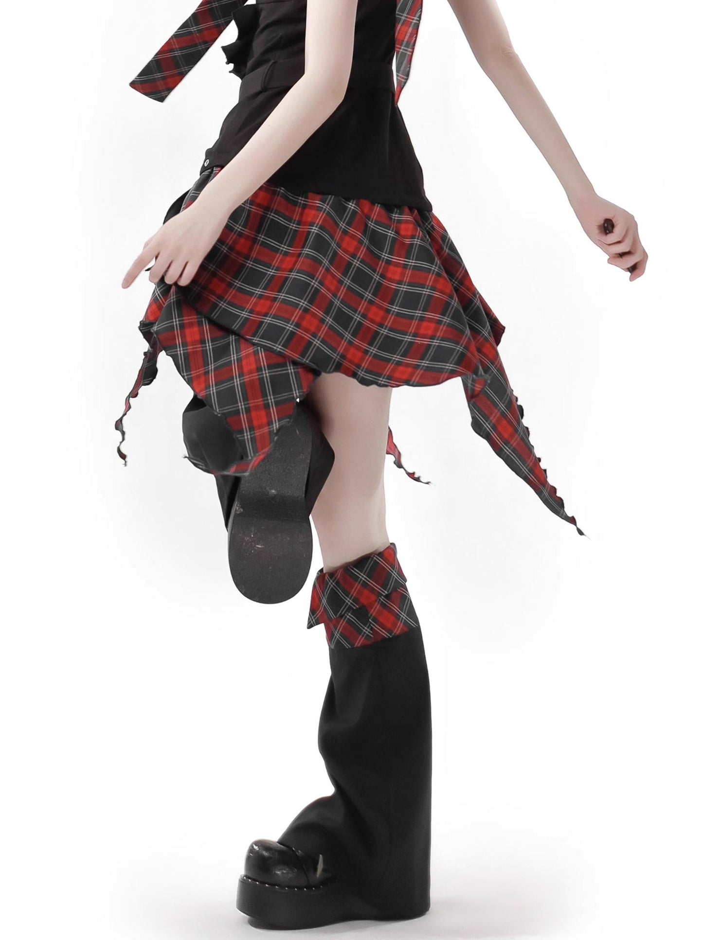 Knochen Waistland Anzug Saum Dark Subkultur Unregelmäßig Original