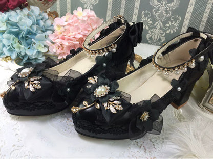 Lolita Tea Party Shoes – Handmade High Heels