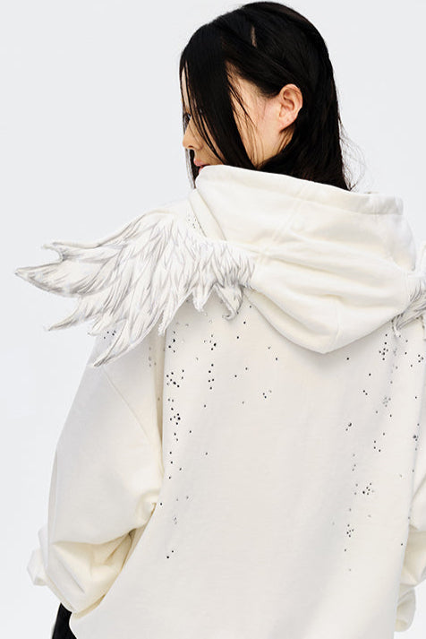 Engel Hoodie Starburst Sweatshirt