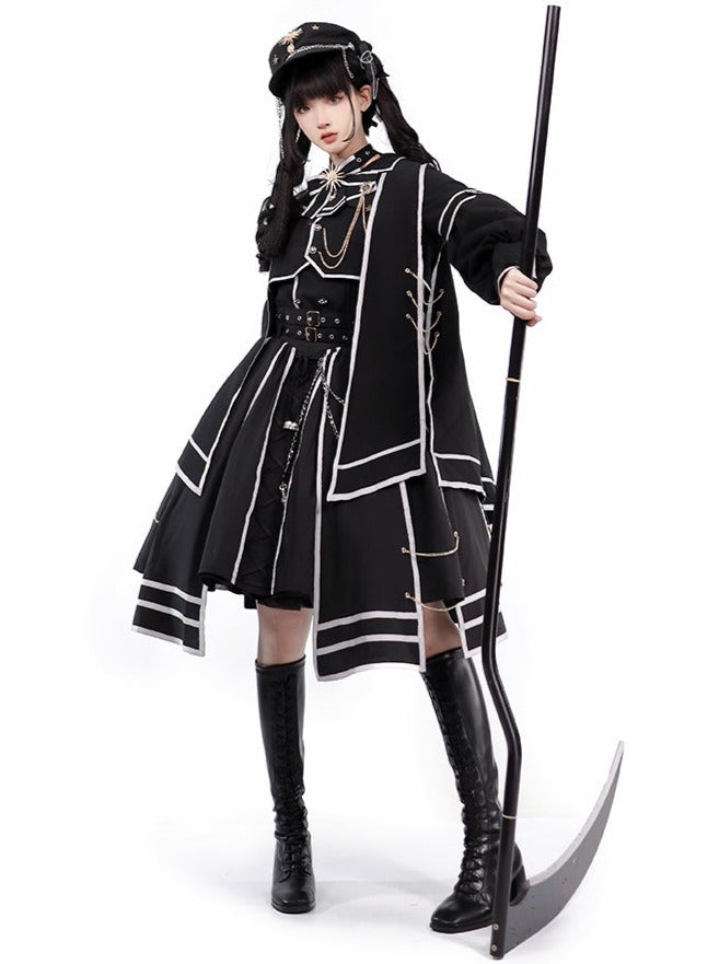 Lolita Army Judgement Uniform Knight Military Set Low