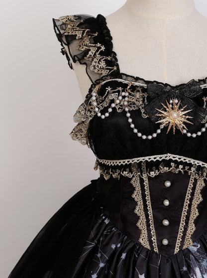 Gothic Lolita Dark Sass Skirt