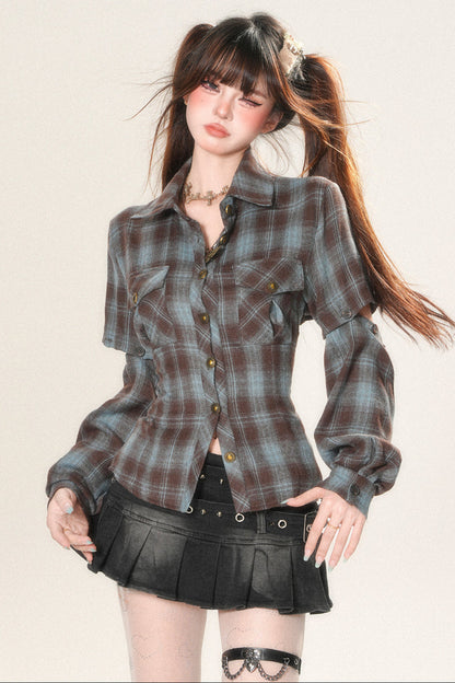 Open Design Shirt Bag Check