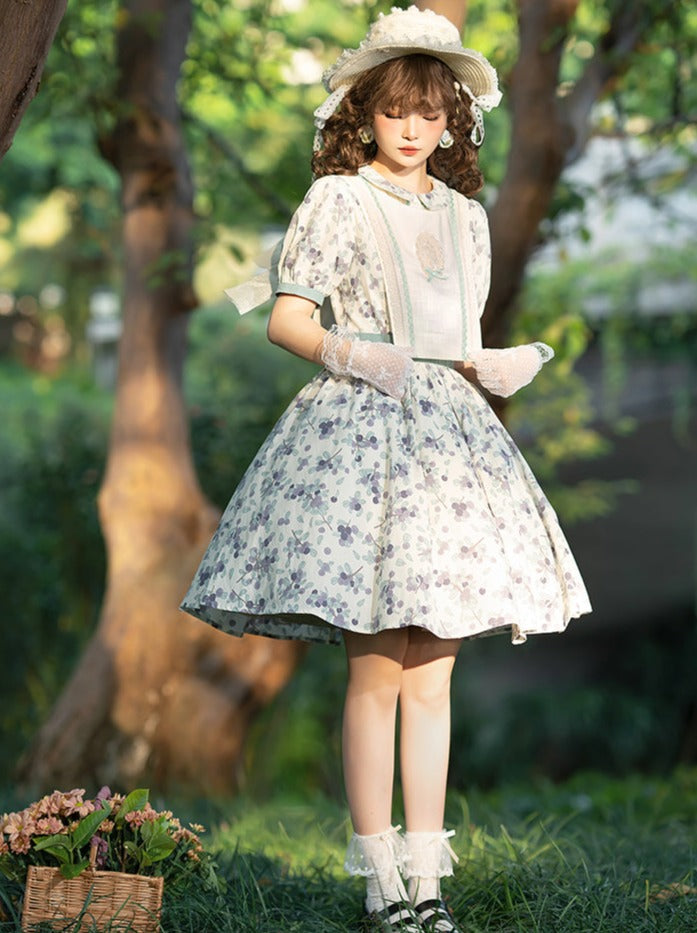 Sommerkleid Blumenschürze Blume + Retro