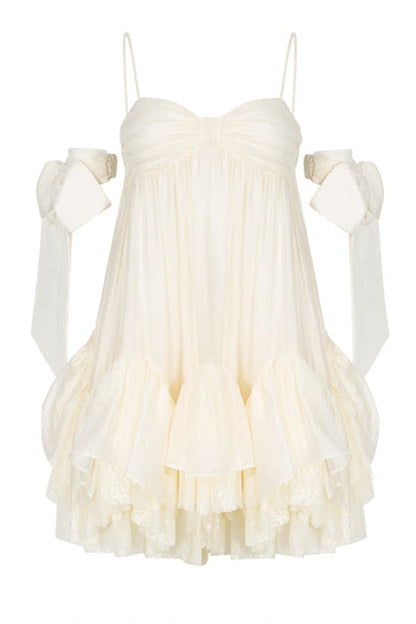 Perlensaum-Sohlenkleid Sweet Cami Salt Sea