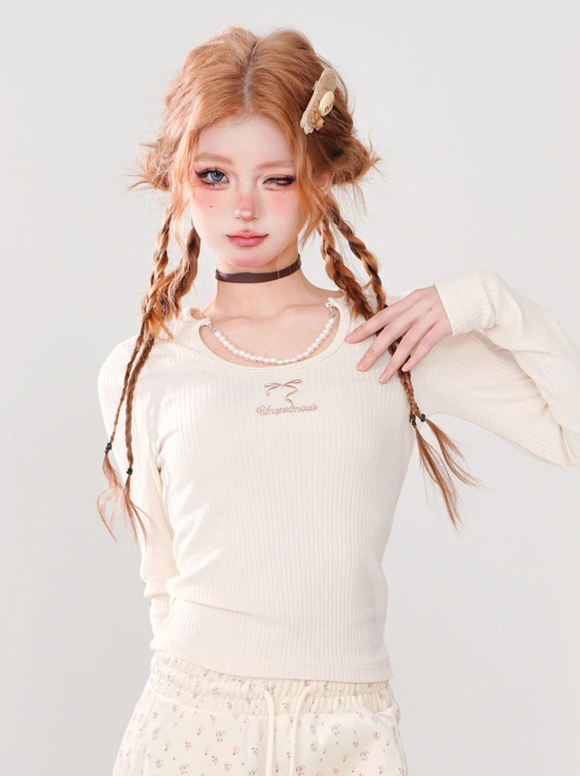 Süßer T-Pfirsich und Pearl Long Apricot