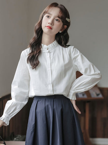 Blouse Retro French Girly