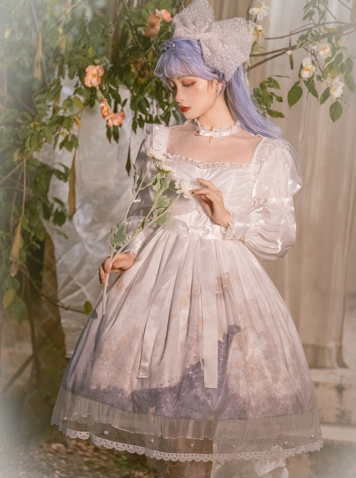 White Super Fairy Elegant Dress