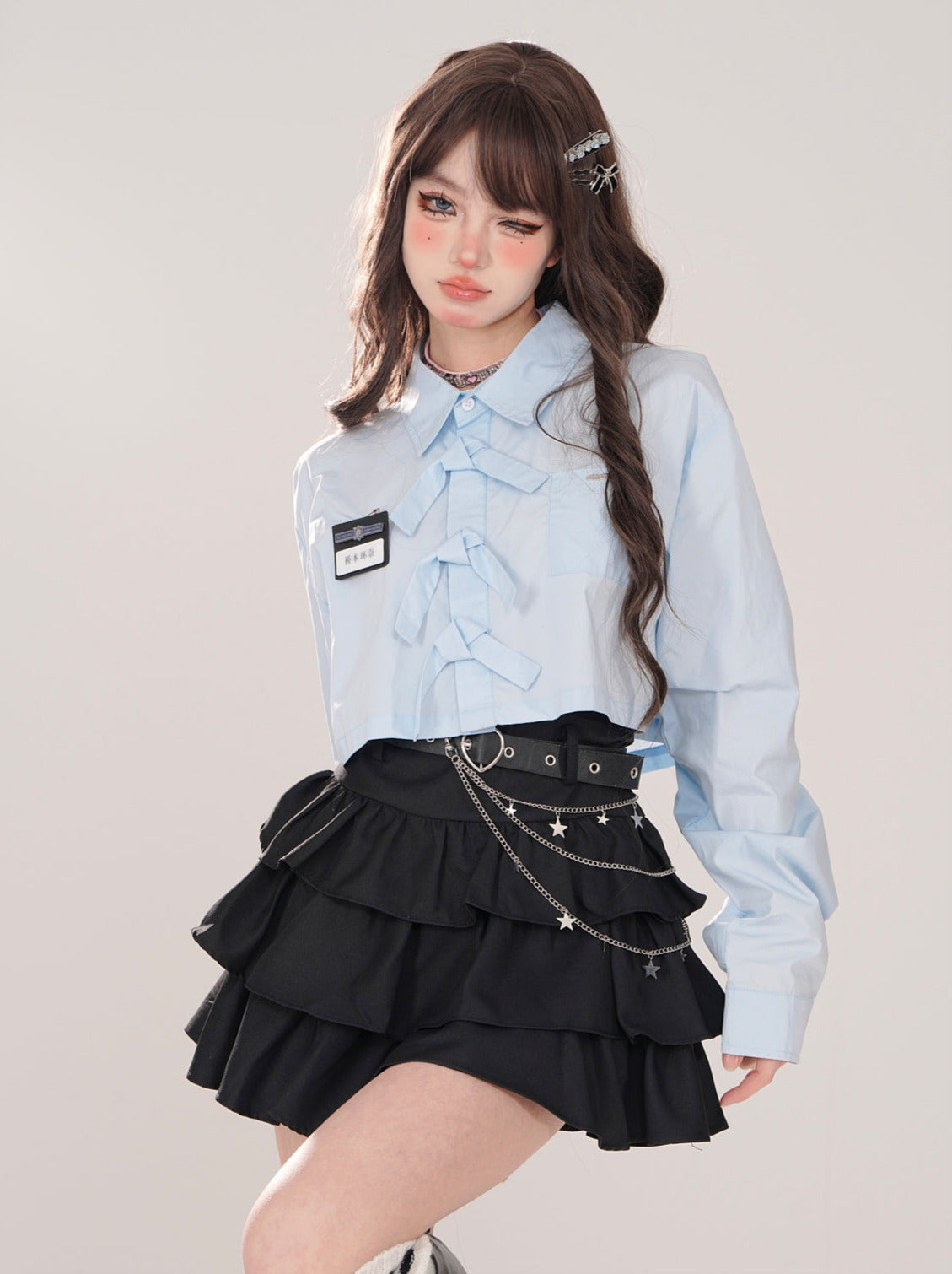 Pop Polo Shirt Collar Art College Short Casual