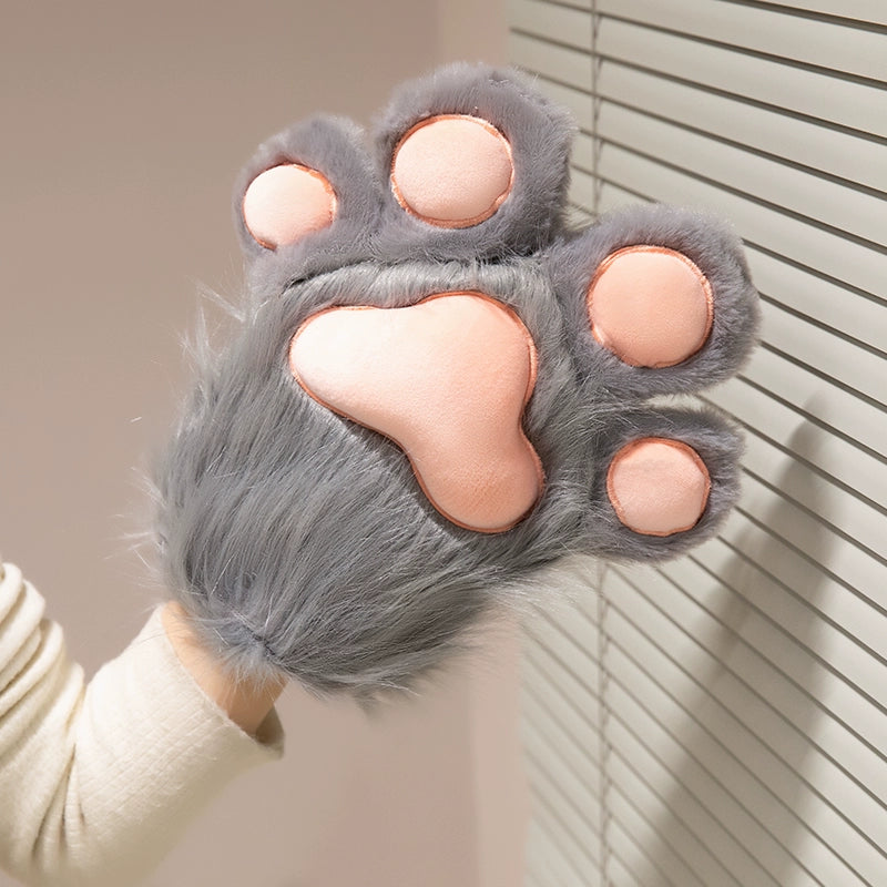 Kawaii Cat Paw Gloves - Anime Cosplay Furry Gloves with Sound Effects