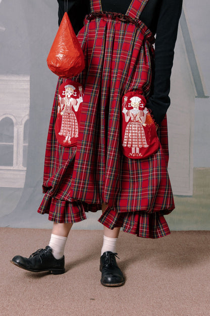 チェックレトロパンツ バルーンサーカス