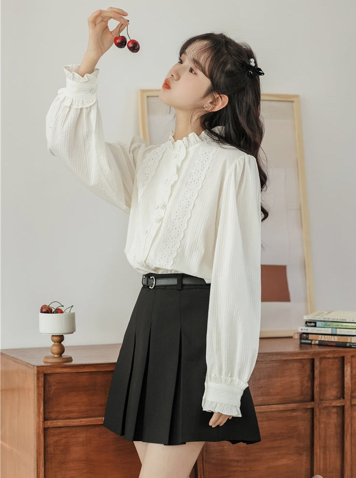 ブラウス ガーリー レース エレガント