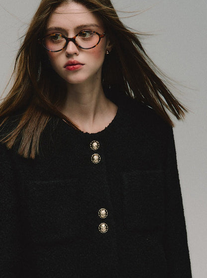 Tue Jacket Management Middle Wool Tile Old