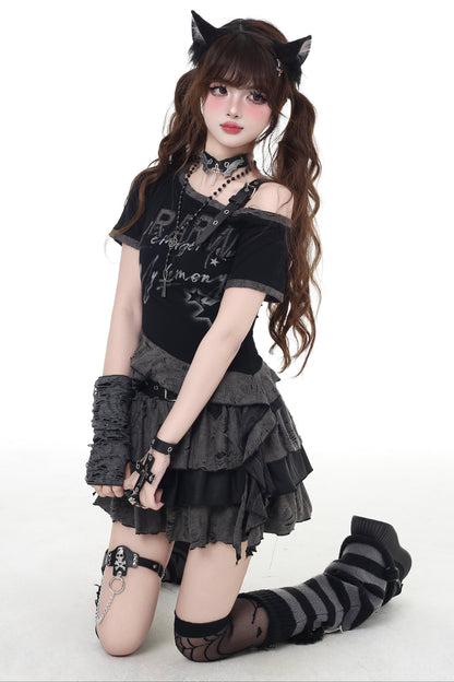 女神Tシャツ ナイトストラップレス