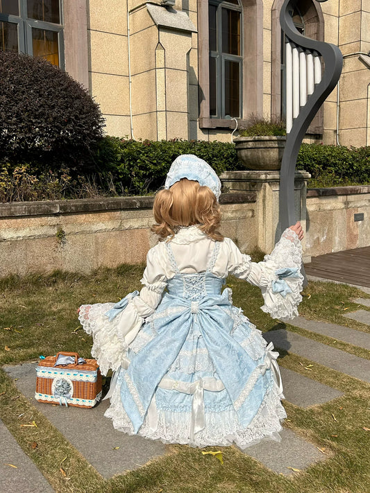 Pink Blue Plus Size Lolita Dress