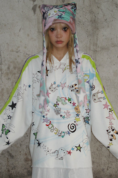 スパイラルスウェットシャツグラフィティ