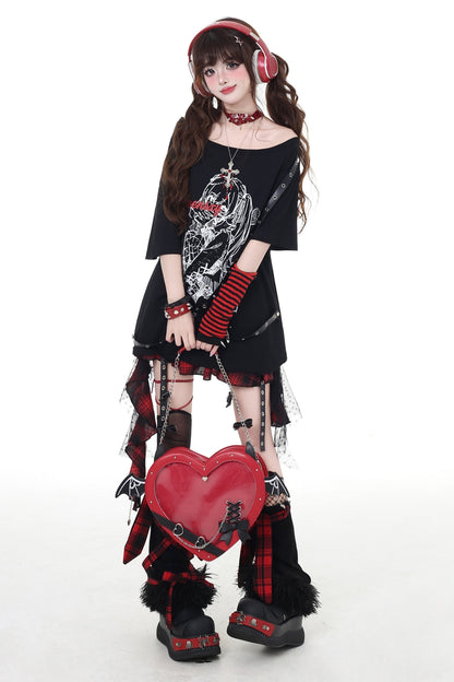 T-Shirt Mädchen Crazy Rock