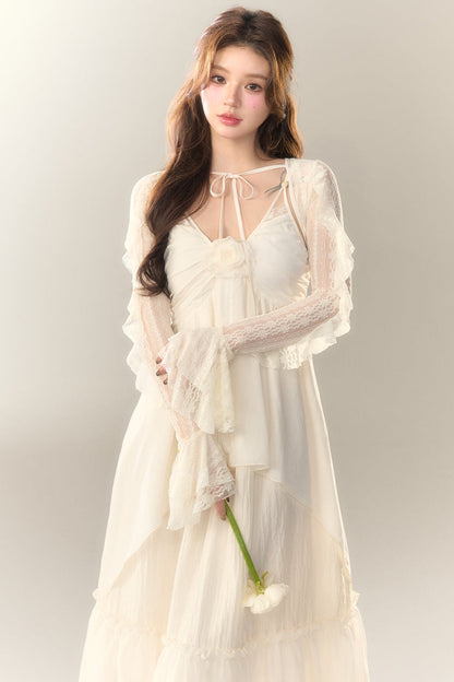 Mondscheinkleid Weiß