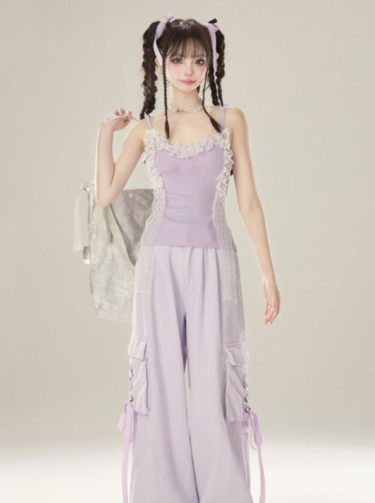 Camisole Lace Purple