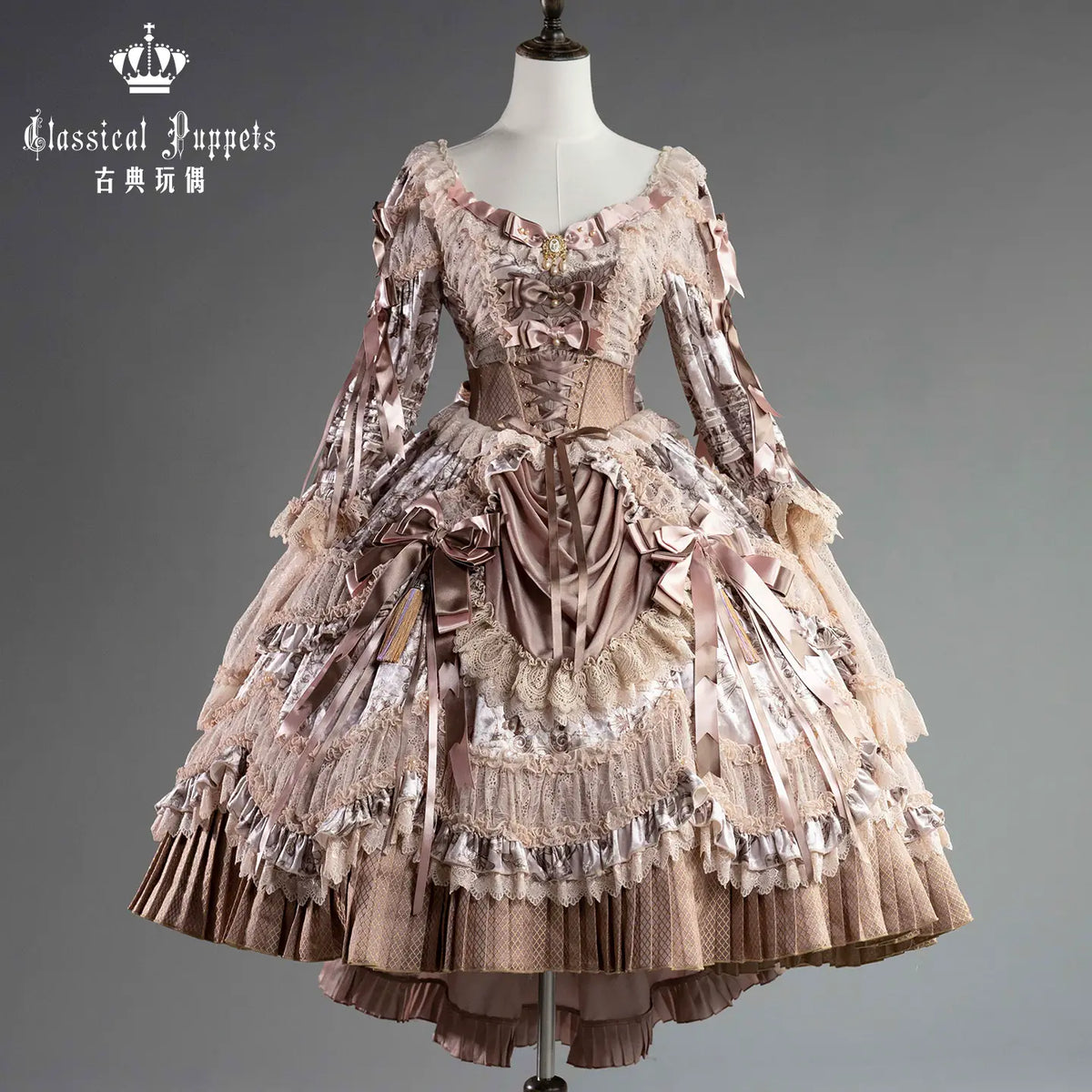 Victoria Garden Velvet JSK & Tea Party OP - Classical Doll Series