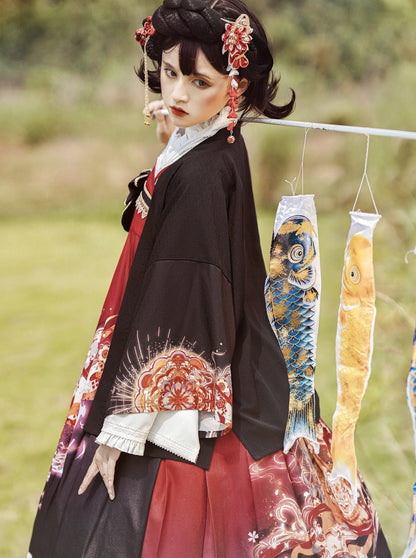 Lolita Japanisches Dunkles Set