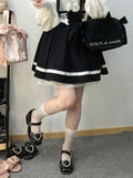 Race-up Waist Frill Chukart