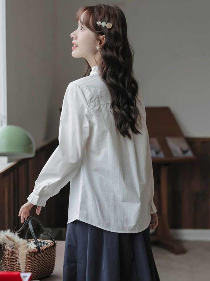 Blouse Retro French Girly