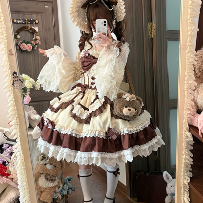 QiaoQiao Foulée Berry Dream Lolita JSK （Pre-Order）