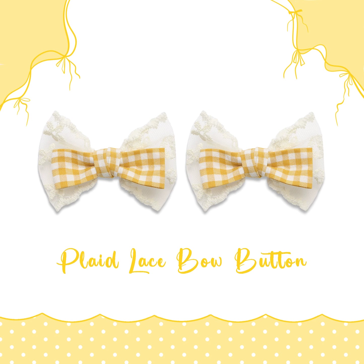 Sweet Bow Shoe Clips - Removable Lolita Shoe Accessories