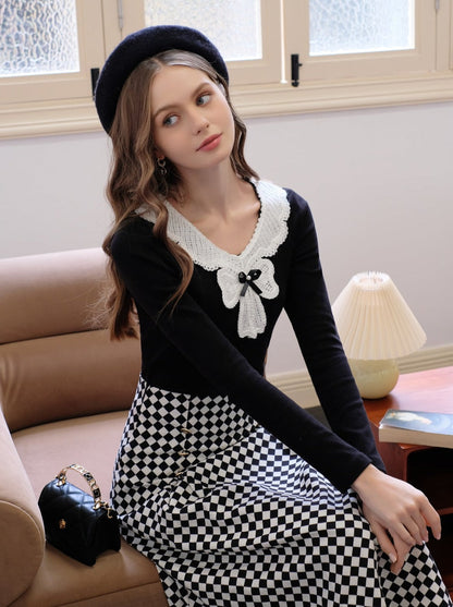 Design Spitzen-Diamantband + Top-Karorock