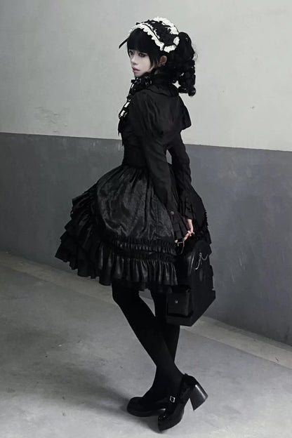 フリルロリータスカートゴシック