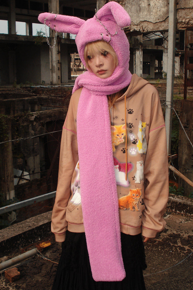 Level Scarf Hat Bunny