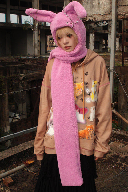 Level Scarf Hat Bunny