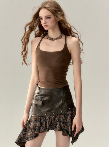 ホットガール サスペンダー ニットベスト キャミソール